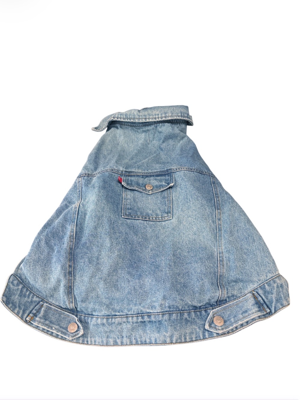 Levi's x Target dog denim trucker jacket, star-patterned lining Size Large - Picture 3 of 5